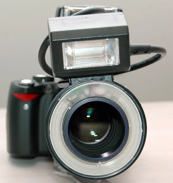 A camera with a big lens